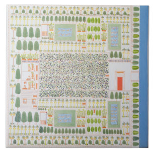 Garden of a High Ranking Egyptian Dignitary, from Tile