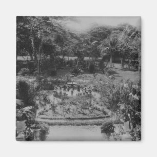Garden of a Suburban Villa Magnet