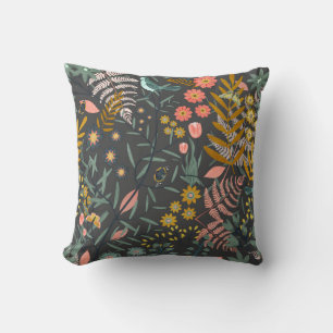 Garden of birds cushion