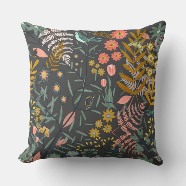 Garden of birds cushion (Front)