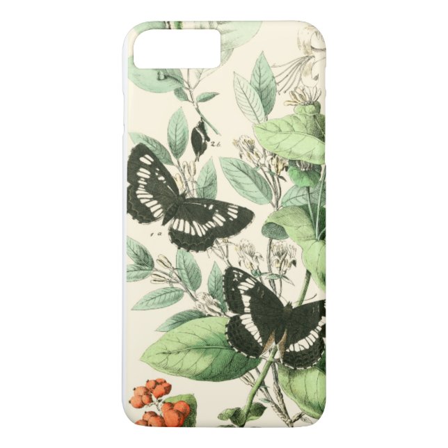 Garden of Butterflies and Flowers Case-Mate iPhone Case (Back)