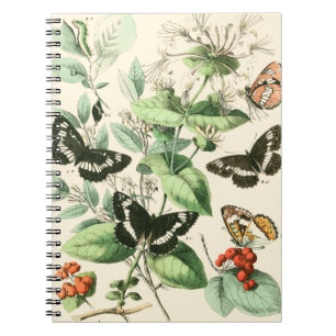 Garden of Butterflies and Flowers Notebook