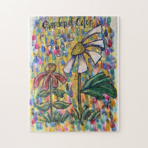Garden of Colour Floral Art Puzzle