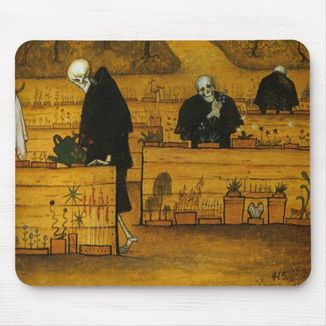 Garden of Death (by Hugo Simberg) Mouse Pad (Front)