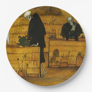 Garden of Death (by Hugo Simberg) Paper Plate
