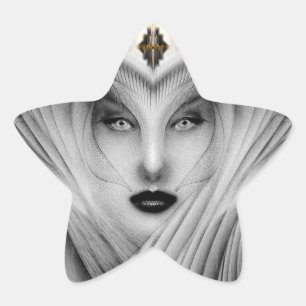Garden Of Dreams Stone Bust Star Sticker