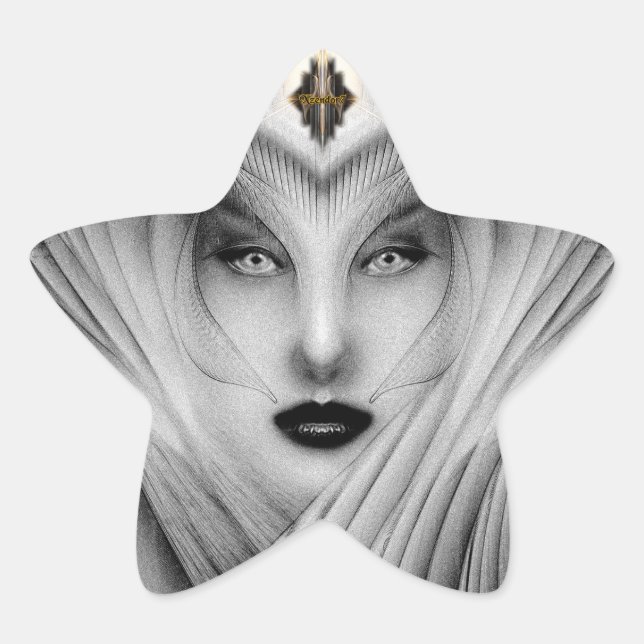 Garden Of Dreams Stone Bust Star Sticker (Front)