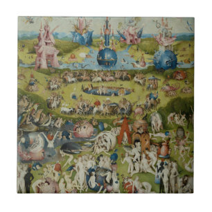 Garden of Earthly Delights, 1490-1500 Ceramic Tile