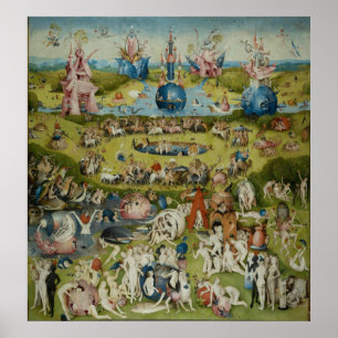 Garden of Earthly Delights, 1490-1500 Poster