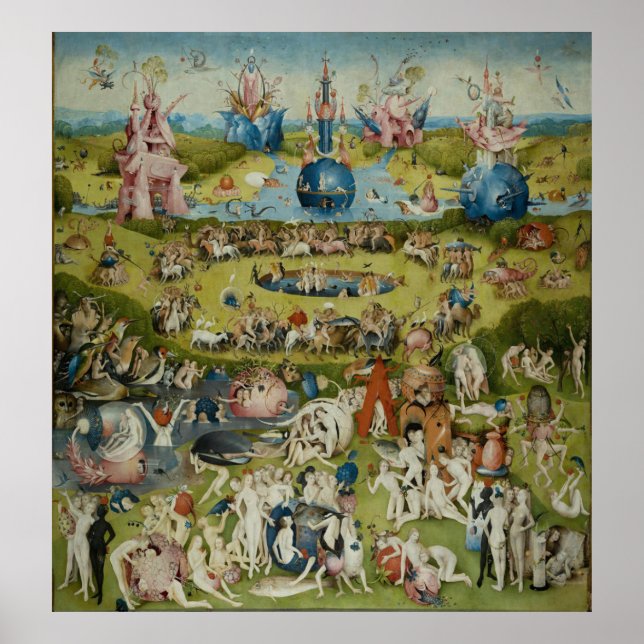 Garden of Earthly Delights, 1490-1500 Poster (Front)