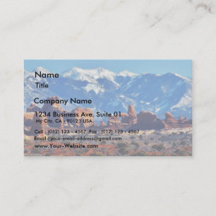 Garden Of Eden At Arches National Park Business Card