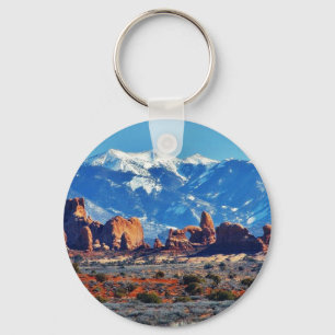 Garden Of Eden At Arches National Park Key Ring