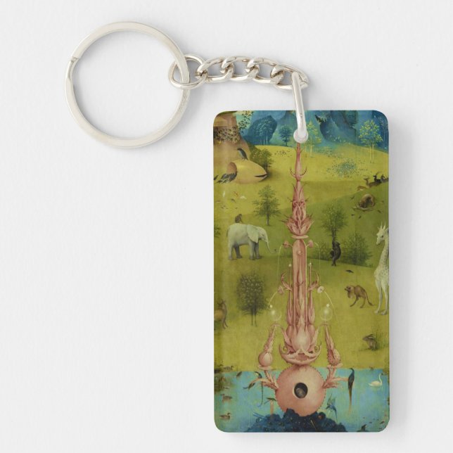 Garden of Eden - Hieronymus Bosch Key Ring (Front)