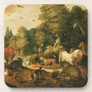 Garden of Eden (oil on canvas) Coaster