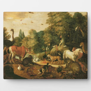 Garden of Eden (oil on canvas) Plaque