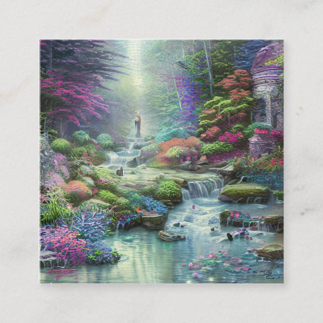 Garden of Eden Square Business Card (Front)