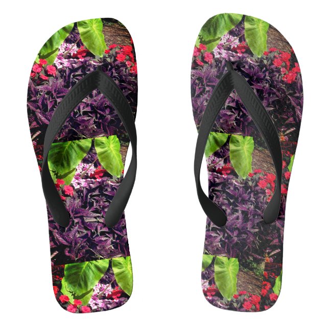 Garden of Flowers Thongs (Footbed)