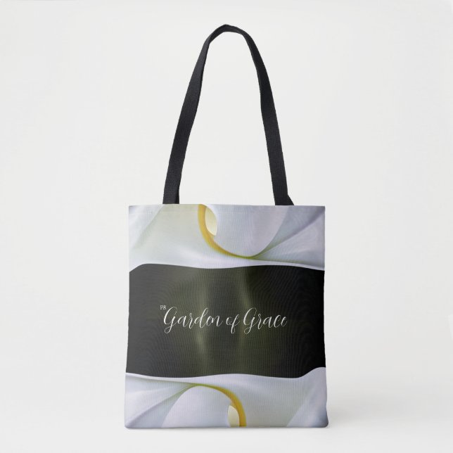 Garden of Grace Calla Lily Tote (Front)