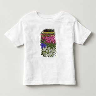 Garden of grape hyacinth, hyacinth and tulips, toddler T-Shirt