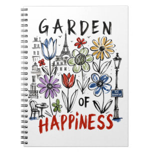 Garden of Happiness – Paris Floral Sketch Notebook