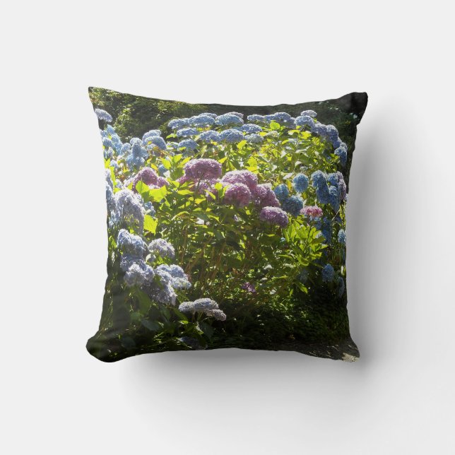 Garden of Hydrangeas Cushion (Front)