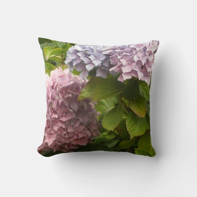 Garden of Hydrangeas Cushion (Front)