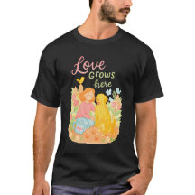 Garden of Joy Floral Vintage Pet Lover T-Shirt