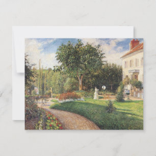 Garden of Les Mathurins at Pontoise by Pissarro