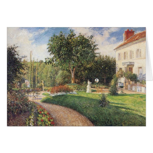 Garden of Les Mathurins at Pontoise by Pissarro (Front Horizontal)