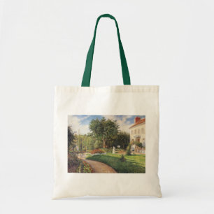 Garden of Les Mathurins at Pontoise by Pissarro Tote Bag