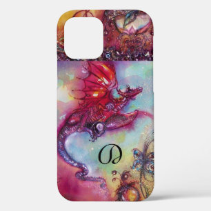 GARDEN OF LOST SHADOWS, FLYING RED DRAGON MONOGRAM iPhone CASE