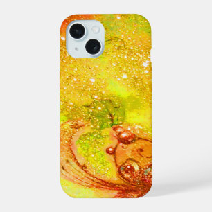 GARDEN OF LOST SHADOWS MAGIC BUTTERFLY Gold Yellow iPhone 15 Case