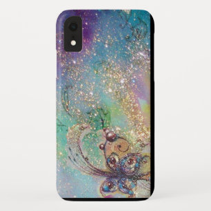 GARDEN OF LOST SHADOWS -MAGIC BUTTERFLY PLANT Blue iPhone XR Case