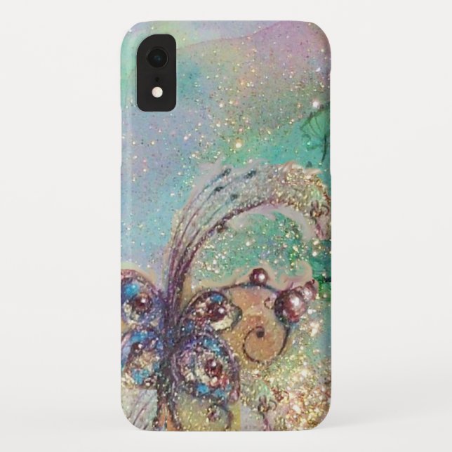 GARDEN OF LOST SHADOWS -MAGIC BUTTERFLY PLANT Blue Case-Mate iPhone Case (Back)