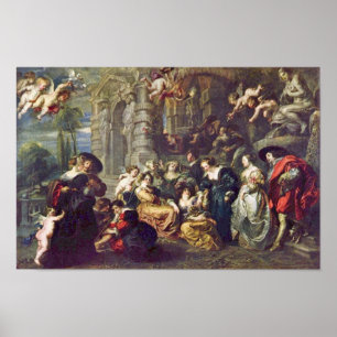 Garden Of Love By Rubens Peter Paul (Best Quality) Poster