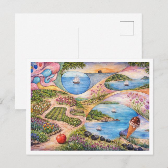 Garden of Paradise Postcard (Front/Back)