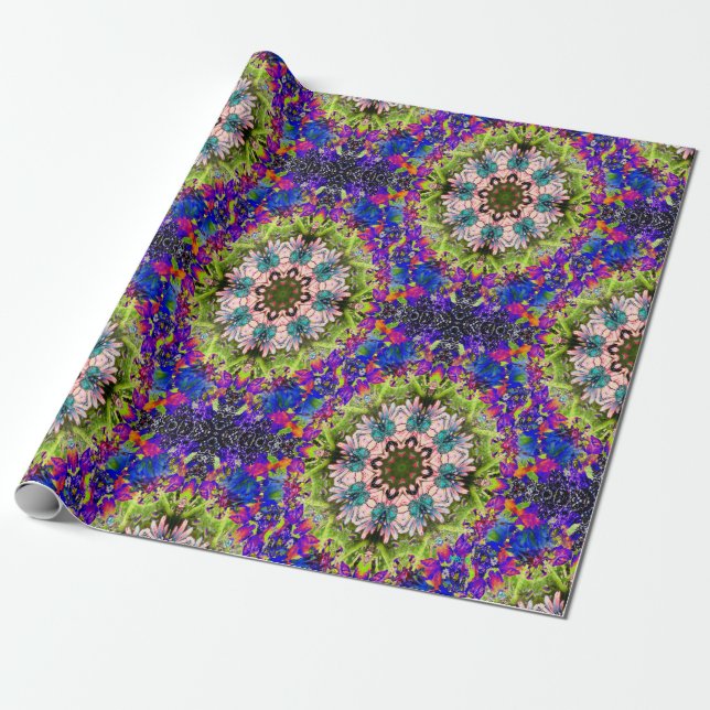 Garden of Psychedelics.... Wrapping Paper (Unrolled)