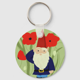 Garden of Remembrance Gnome Keychain