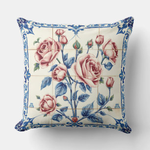 garden of roses outdoor pillow