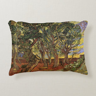Garden of Saint-Paul Hospital by Vincent van Gogh Decorative Cushion