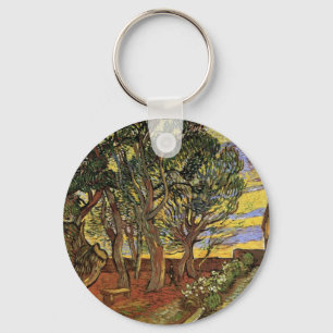 Garden of Saint-Paul Hospital by Vincent van Gogh Key Ring