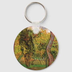Garden of Saint-Paul Hospital by Vincent van Gogh Key Ring