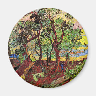 Garden of Saint-Paul Hospital Van Gogh Fine Art Magnet