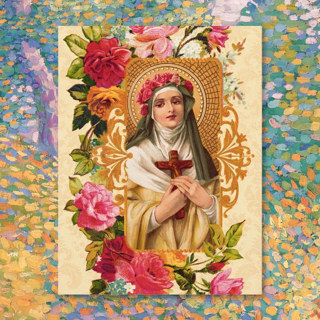 Garden of Saint Rose Postcard in Yellow (Creator Uploaded)
