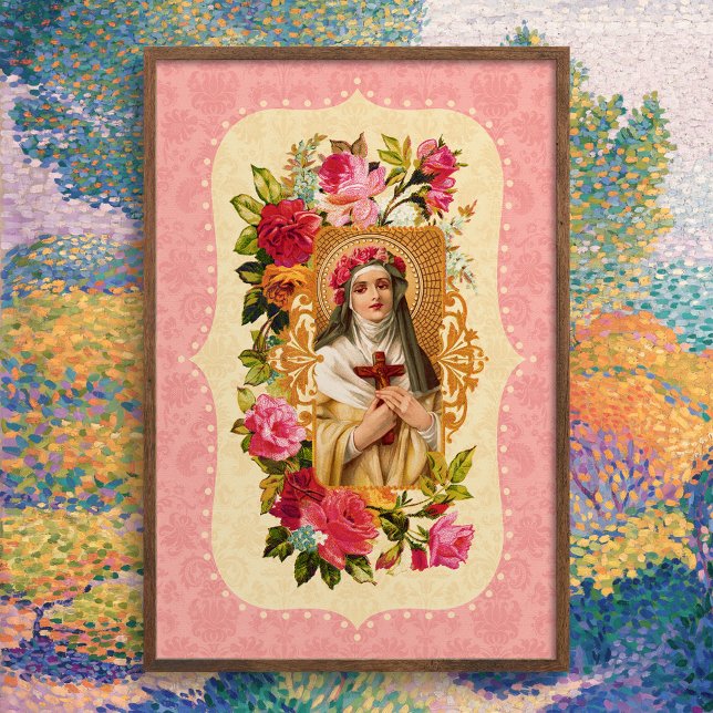 Garden of Saint Rose Poster in Pink (Creator Uploaded)