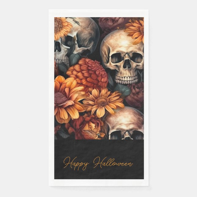 Garden of Skulls Napkin (Front)