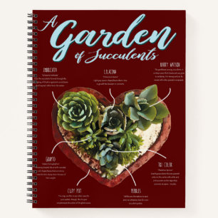 Garden Of Succulents Notebook