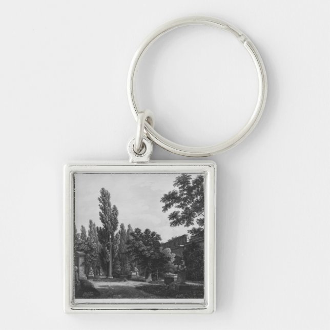 Garden of the cloister, Musee des Monuments Key Ring (Front)