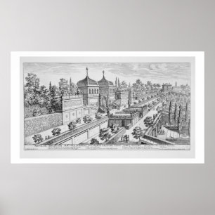 Garden of the Duke of Parma on the Palatine Hill, Poster