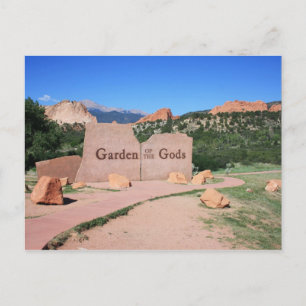 Garden of the Gods - Colorado Postcard